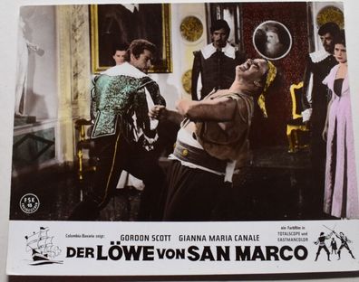Der Löwe von San Marco Gordon Scott Kinoaushangfoto 30x24cm Motive 5