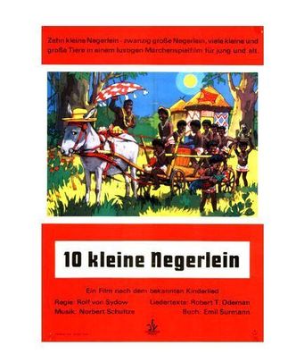 10 Zehn kleine Negerlein Rolf von Sydow Filmposter A 1 Original Kinoplakat 60/84