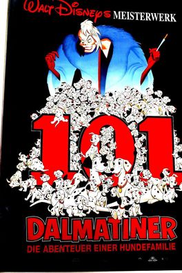 101 Dalmatiner Walt Disney Filmposter A 1 Original Kinoplakat 60/84