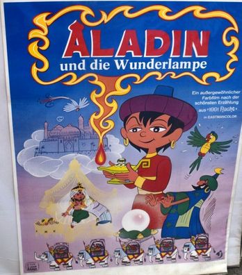 Aladin und die Wunderlampe Filmposter A 1 Original Kinoplakat 60/84