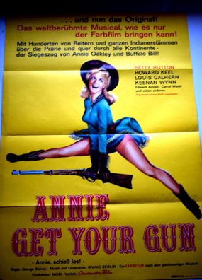 Annie get your Gun, Betty Hutton A1 84 x 60cm Original Kinoplakat