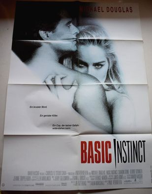 Basic Instinct Sharon Stone Michael DouglasA 1 Original Kinoplakat ca. 60 x 84cm