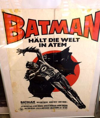 Batman Hält die Welt im Atem West Filmposter A 1 Original Kinoplakat 60/84