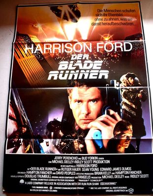 Blade Runner Harrison Ford 84 x 60cm Original Kinoplakat