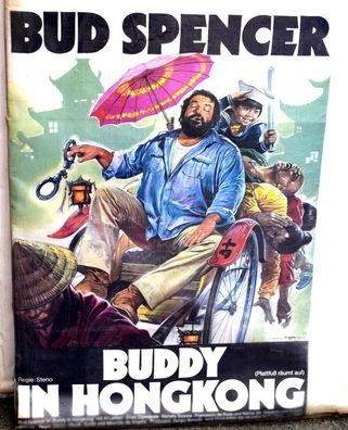 Bud Spencer Buddy in Hongkong A1 84 x 60cm Original Kinoplakat