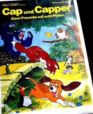 Cap und Capper Walt Disney Original Deutsches Kinoplakat A1 84x60cm