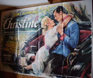 Christine Romy Schneider/ Alain Delon Original Kinoplakat A0 113 x 83cm