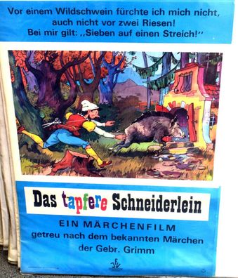 Das tapfere Schneiderlein Gebrüder Grimm A 1 Original Kinoplakat - ca. 60 x 84cm