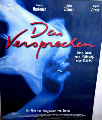 Das Versprechen Corinna Harfouch Filmposter A 1 Original Kinoplakat 60/84