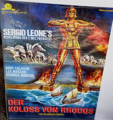 Der Koloss von Rhodos Sergio Leonie A1 84 x 60cm Original Kinoplakat