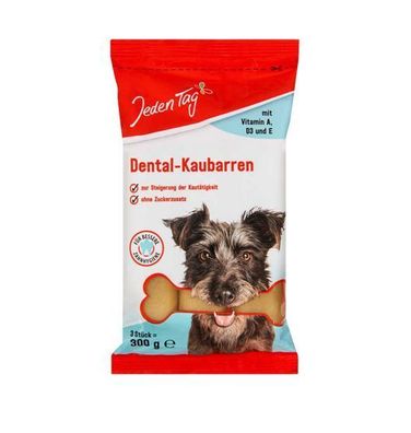 Dental Kaubarren Ergänzungsfuttermittel für Hunde, Dental-Kaubarren ohne Zucke