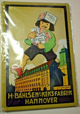 Blechschild - Bahlsen Keksfabrik Hannover - ca. 29 x 39 cm NEU - OVP