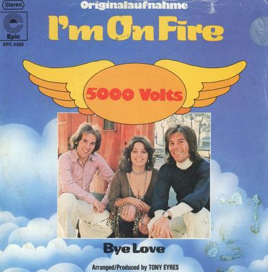 7" Cover 5000 Volts - I´m on Fire