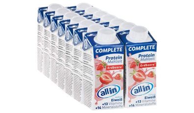 all in® Complete Protein Drink Erdbeere 14 x 200ml