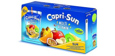 Capri Multivitamin Mehrfruchtsaft mit Vitaminen Vegan 10 x 0,2 L - 3 Varianten