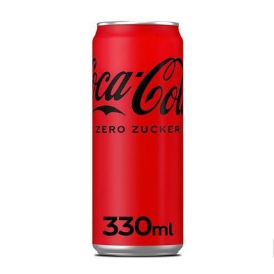 Coca Cola Zero - Pure Coke Erfrischung 24 Dosen Original Zero je 0,33L