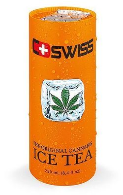 250ml C-Swiss Original Cannabis Ice Tea Eistee ohne THC Softdrinks Getränke