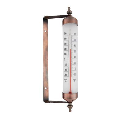 Fensterrahmenthermometer-Wandthermometer, drehbar zum präzisen ablesen.
