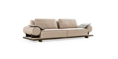 Textil Sofa Couch Polster Sofa 3 Sitzer Couchen Sofas Modern Dreisitzer Neu