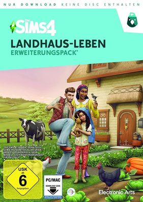 Die Sims 4 - Landhaus-Leben (PC-MAC 2021 Nur EA APP Key Download Code) Keine DVD