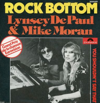 7" Cover Lynsey De Paul & Mike Moran - Rock Bottom