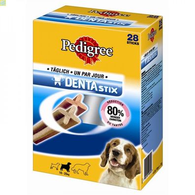 4 x Pedigree Denta Stix MP mittelgroße Hunde 720g