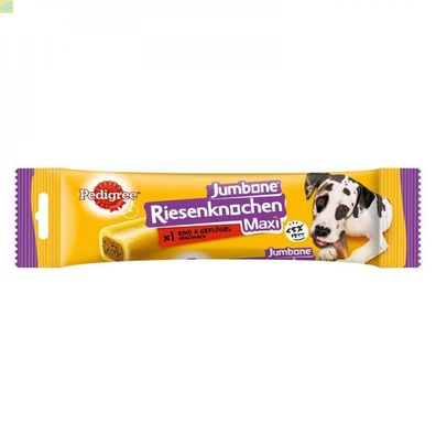 12 x Pedigree Snack Riesenknochen Maxi mit Rind &amp; Geflügelgeschmack 180g