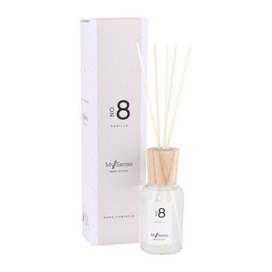 Diffuser Premium 100 ml N°8 Vanilla, My Senso, Raumduft, inkl. 5 Faserstäbchen, Dufts