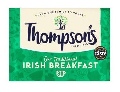 Thompson´s Irish Breakfast Tea 80 Teebeutel