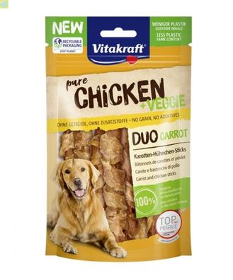 Vitakraft Chicken &amp; Veggie Duo Karotten-Hühnchen-Sticks 80g