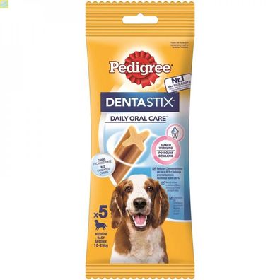 7 x Pedigree Denta Stix Daily Care MP für mittelgroße Hunde 5 Stück