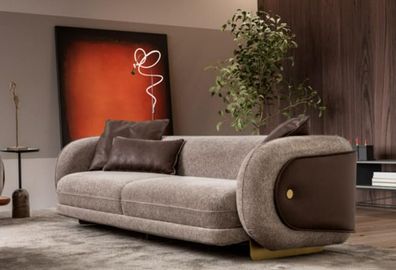 Wohnzimmer Textil Sofa 4 Sitzer Luxus Möbel Sitz Design Couch Lounge neu