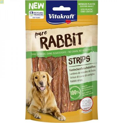 Vitakraft Rabbit Strips Kaninchenfleischstreifen 80 g