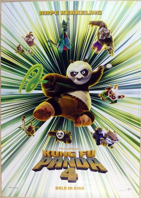 Kung Fu Panda 4 - Original Kinoplakat A0 - Hape Kerkeling, Jack Black - Filmposter