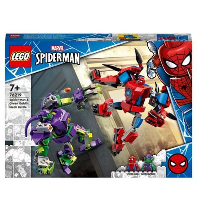LEGO® Spider-Man 76219 Spider-Mans und Green Goblins Mech-Duell Neuware Händler