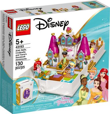 LEGO® Disney™ 43193 Märchenbuch Abenteuer mit Arielle, Belle, - Neuware Händler