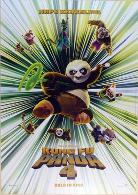 Kung Fu Panda 4 - Original Kinoplakat A1 - Hape Kerkeling, Jack Black - Filmposter