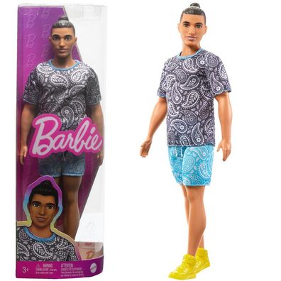 Ken Puppe Bun & Paisley | Barbie HPF80 | Mattel Fashionistas 204