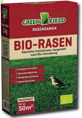 Greenfield Bio -Rasen 1 kg Faltschachtel