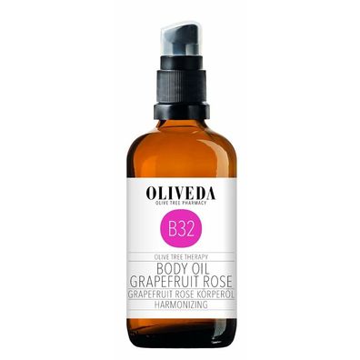 Oliveda Body Care B32 Harmonizing Body Oil Grapefruit Rose 100ml
