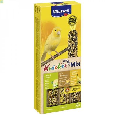Vitakraft Bird Kräcker Mix Ei, Kiwi &amp; Banane 80g