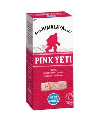 Himalaya Stein Salz unjodiert grob naturbelassen Pink Yeti - 4 Stückzahlen