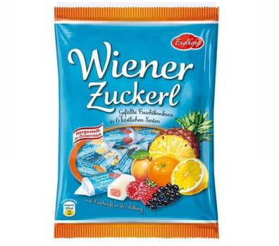 Englhofer Wiener Zuckerl Gefüllte Fruchtbonbons in 6 köstlichen Sorten
