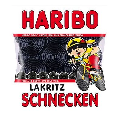 Haribo Lakritz Schnecken vegetarisch Fruchtgummi - je 175g /5 Varianten