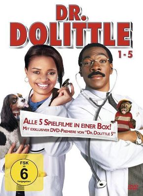 DVD - Dr. Dolittle Box 1-5 NEU & OVP mit 5 DVDs - Eddie Murphy