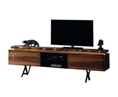 Robustes Holz Sideboard Luxuriöses Lowboard Wohnzimmer TV-Ständer Neu
