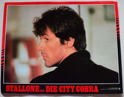 Die City Cobra Sylvester Stallone Brigitte Nielsen Kinoaushangfoto 30x24cm 1