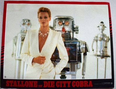 Die City Cobra Sylvester Stallone Brigitte Nielsen Kinoaushangfoto 30x24cm 2