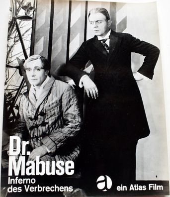 Dr Mabuse Inferno des Verbrechens Fritz Lang Kinoaushangfoto 30x24cm