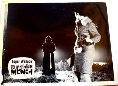 Edgar Wallace Der unheimliche Mönch Kinoaushangfoto 30x24cm 12